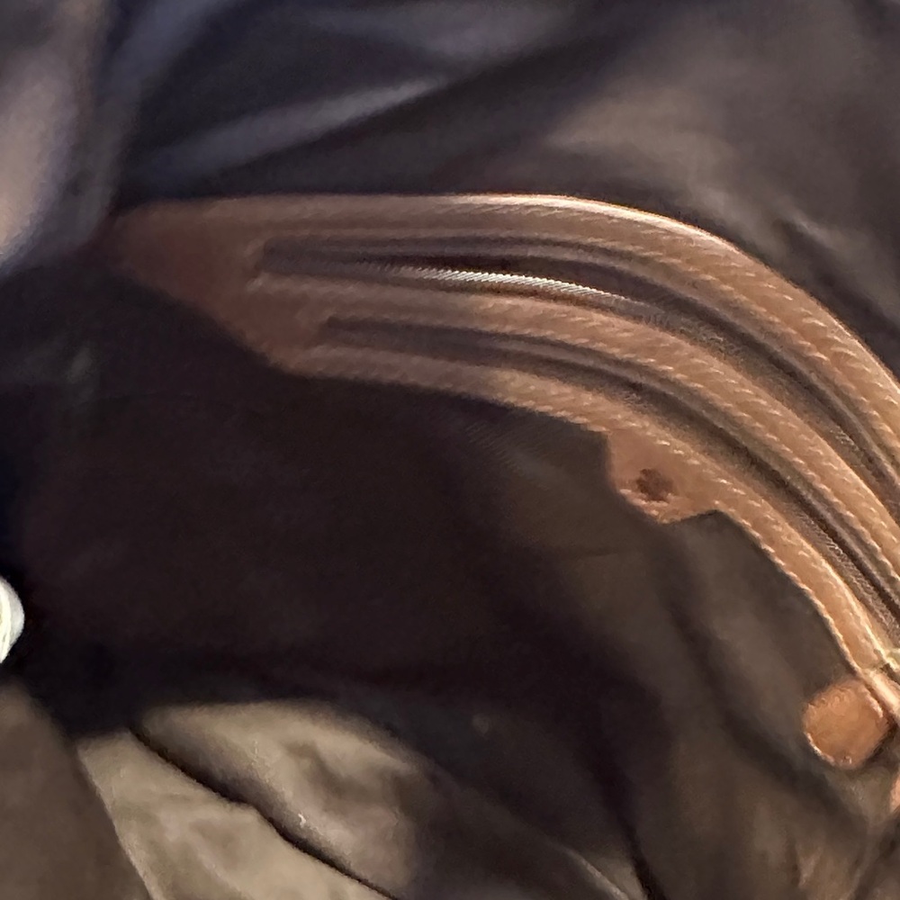 Lucky Brand Tan and Brown Leather Tote - Picture 5 of 9